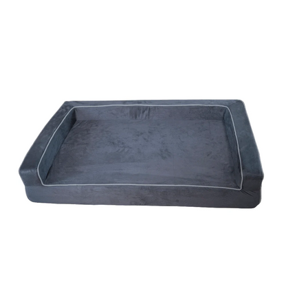 Orthopedic 3 Sided Dog Bed With Bolsters